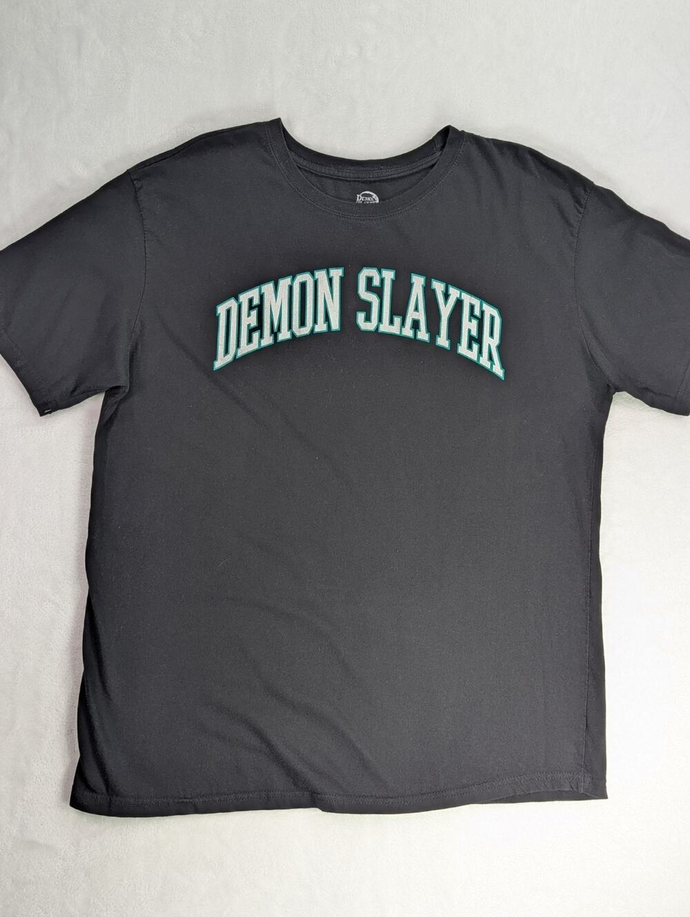Demon Slayer Tanjiro Kamado Graphic T-Shirt Mens XL Black Anime Sword Tee